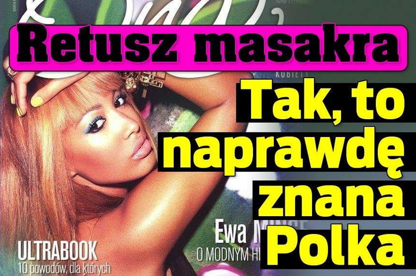 Retusz masakra. Tak, to naprawdę jest ...