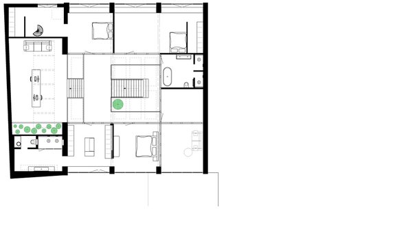 Adaptacja starej sali gimnastycznej w Amsterdamie