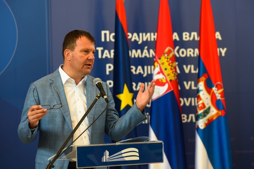 Igor Mirović na današnjoj pres konferenciji 