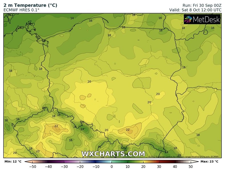 Temperatura może lokalnie nawet przekroczyć 20 st. C