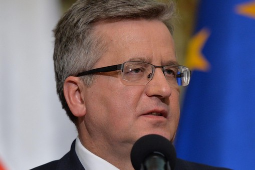 WARSZAWA PREZYDENT KOMOROWSKI KONFERENCJA