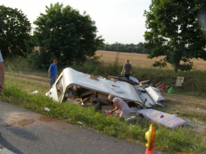 Groźny wypadek w Paczkowie (woj. opolskie)