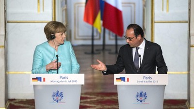 francja niemcy grecja merkel hollande