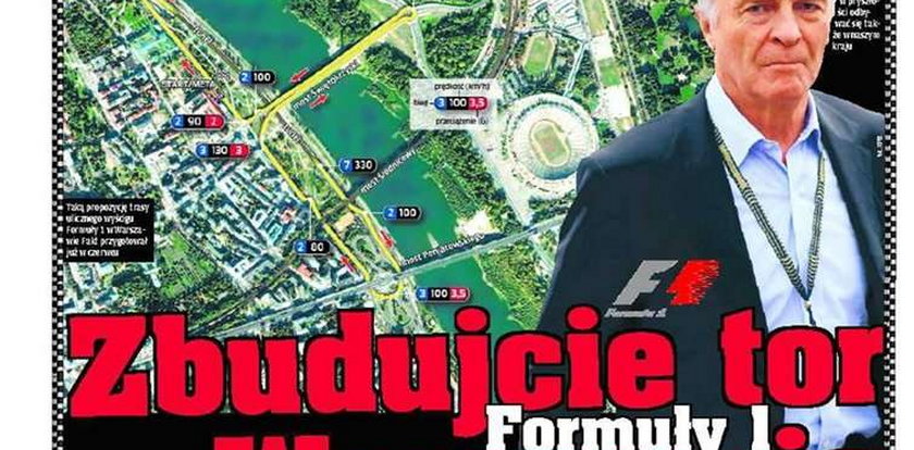 Zbudujcie tor Formuły 1 w Warszawie!