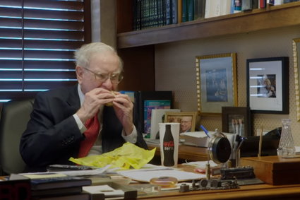 Przez tydzień pewien śmiałek jadł jak Warren Buffett. Dieta inwestora jest kuriozalna