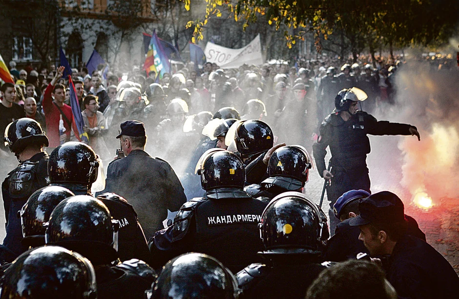 Policija je 2008. godine morala da reaguje zbog ogromnog nasilja 