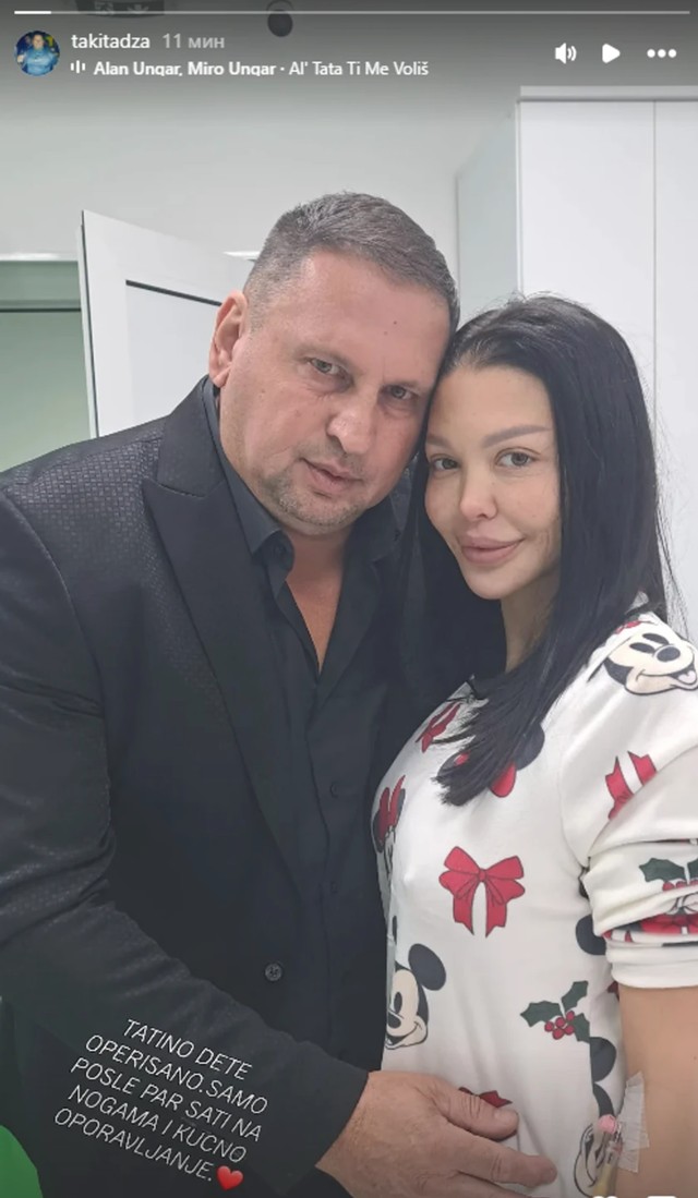 Taki Marinković sa Majom nakon operacije 