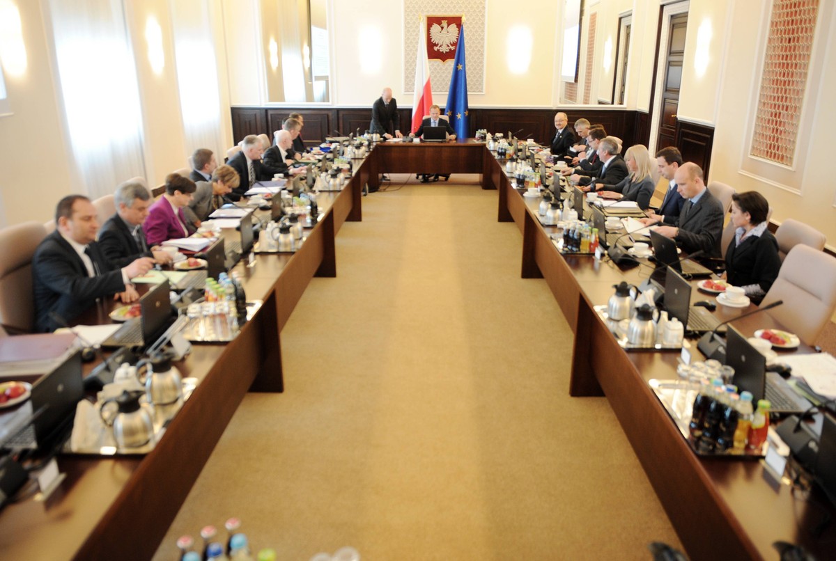 Posiedzenie rządu Donalda Tuska