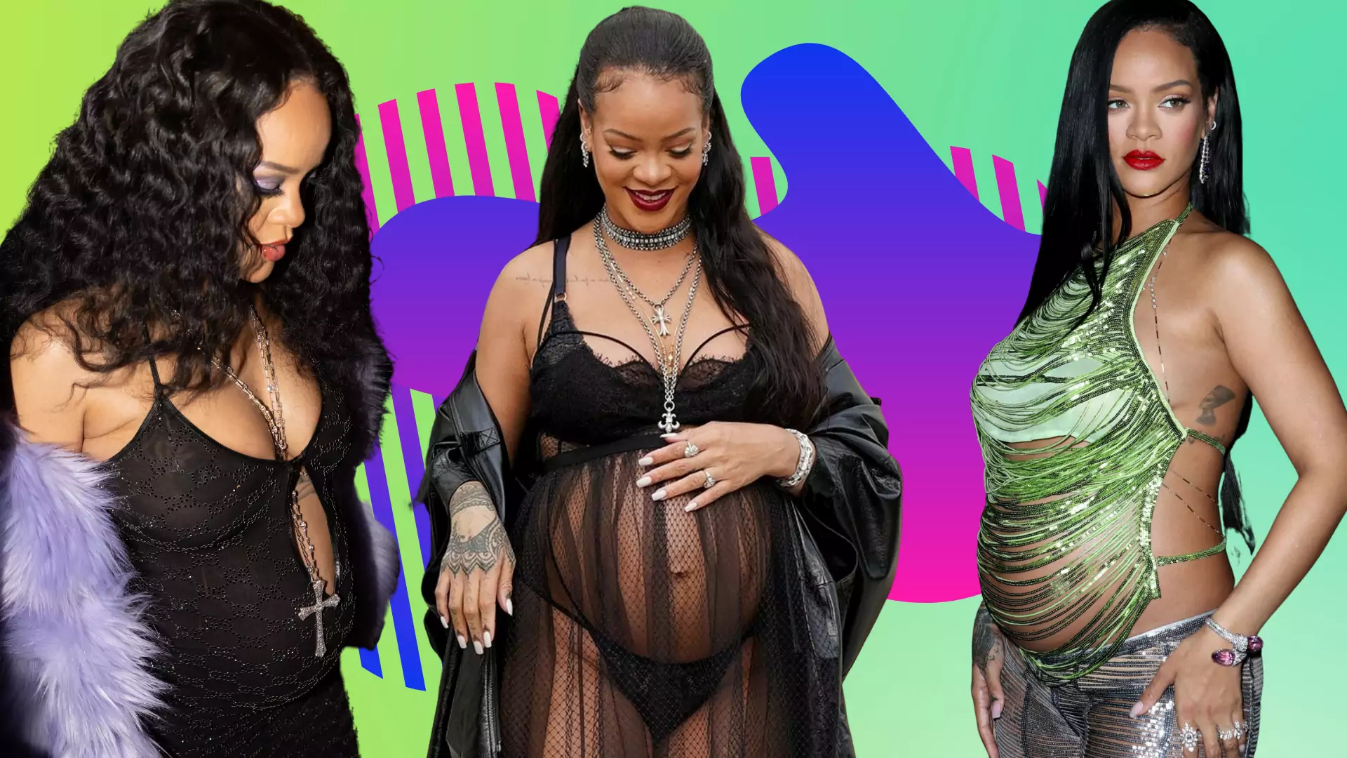 Kobiety w ciąży powinny ukrywać swoje ciało? Rihanna jest innego zdania i pokazuje, że to dobry czas na bycie seksowną