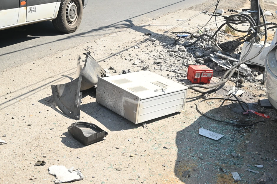 Mesto nesreće u Dobanovcima