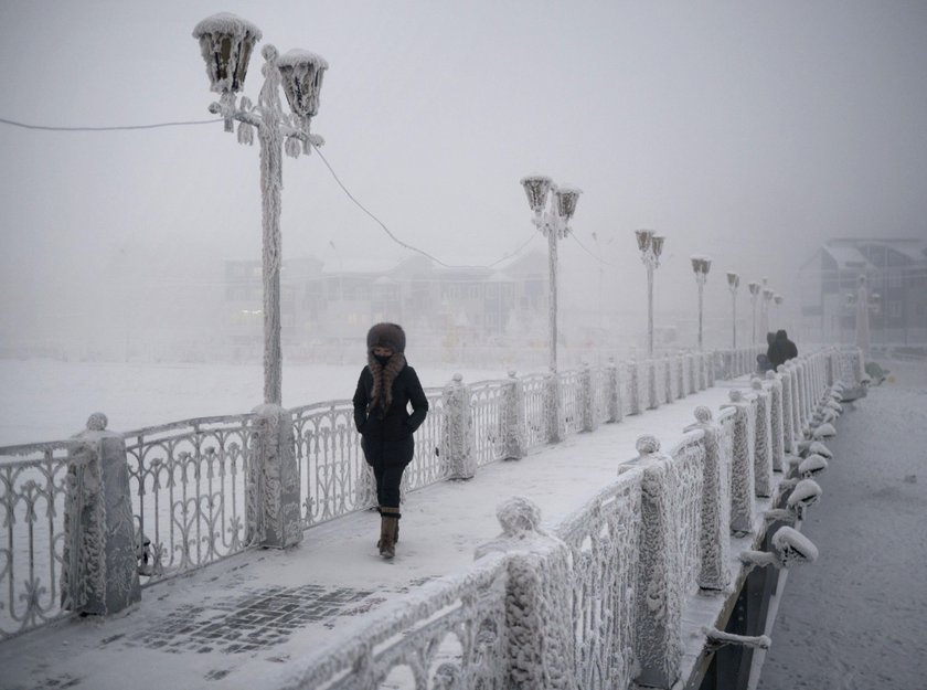 Ojmiakon, Syberia - najzimniejsza wioska świata. Temperatura -62 st. C