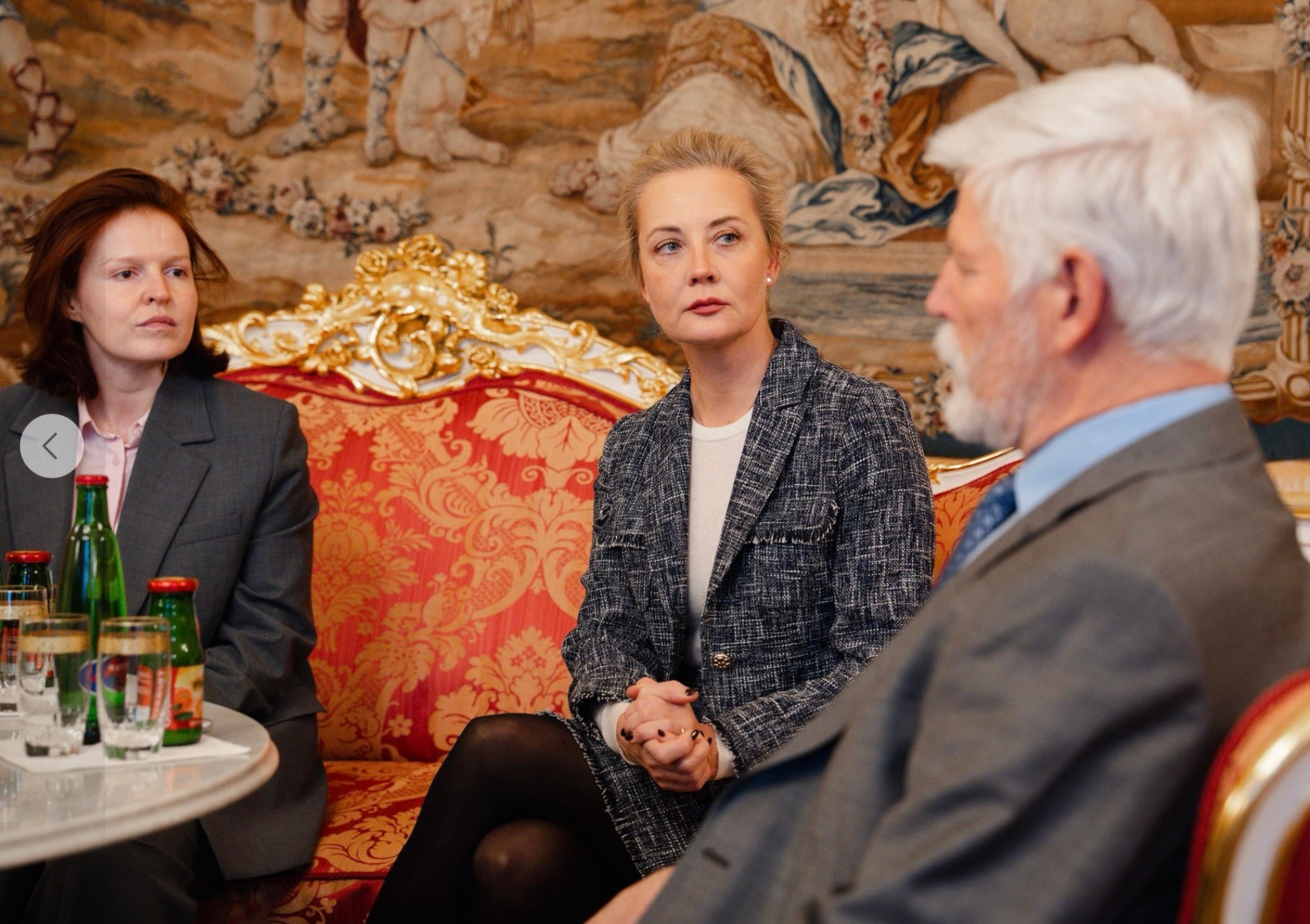  Petr Pavel prijal v utorok ruskú aktivistku Juliju Navaľnú.