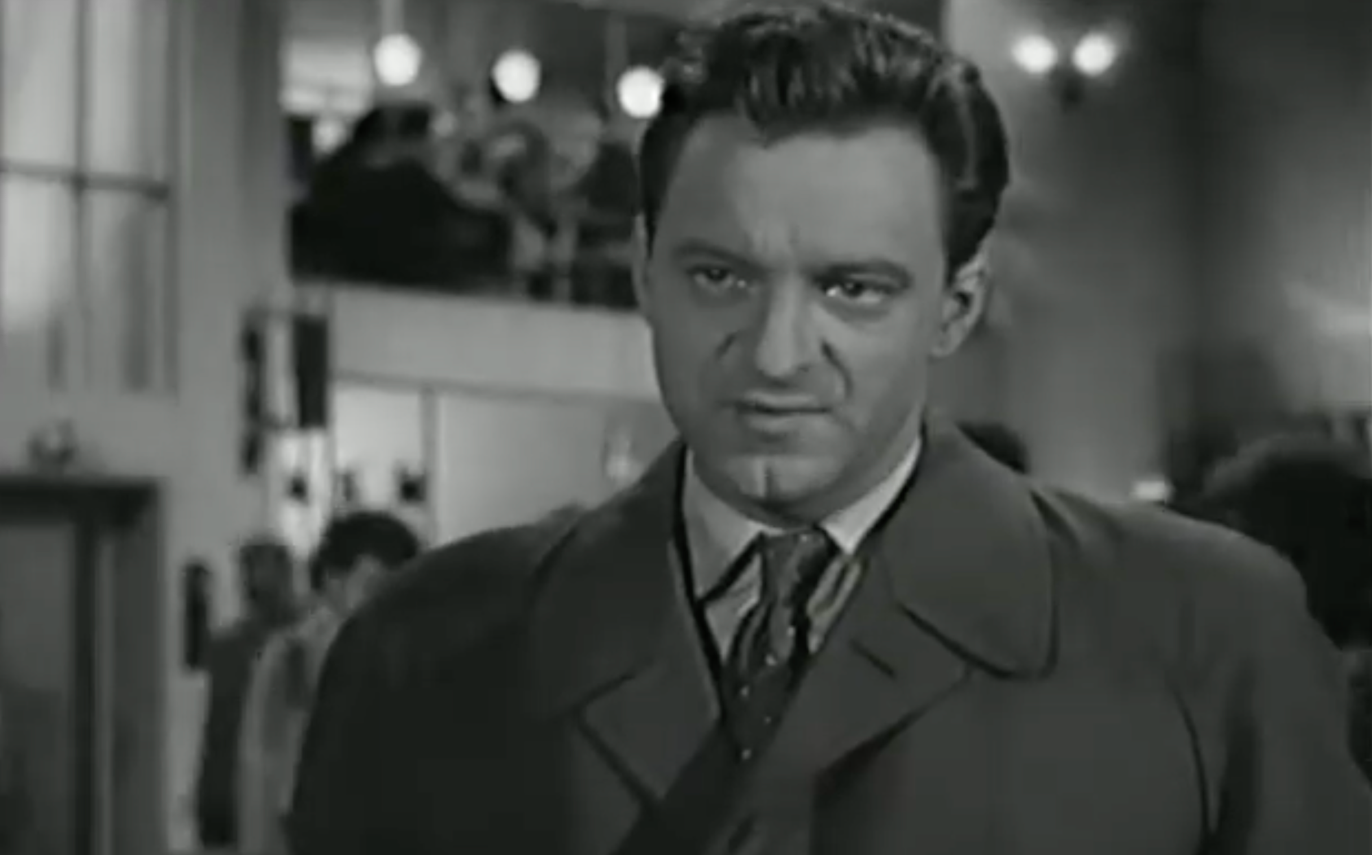 Český herec Jan Pohan vo filme Biela spona. 