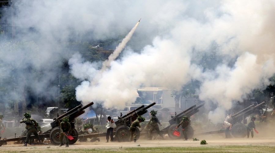 Koreańska wojna 1950-1953. Inscenizacja bitwy pod Chuncheon
