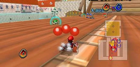 Screen z gry "Mario Kart Wii"