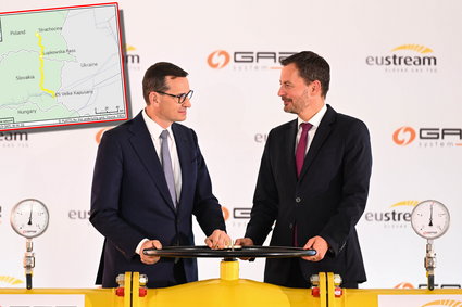 Polska połączona gazociągiem ze Słowacją. Morawiecki: strategiczna inwestycja, gaz nawet z Afryki