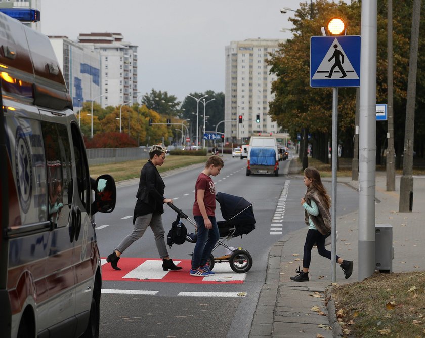 Aktywne przejście przy ul. Kondratowicza