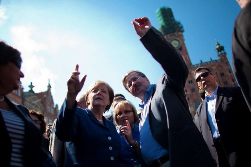 angela merkel, bronisław komorowski, hel, wizyta, statek