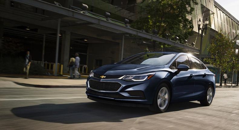 The 2017 Cruze diesel.