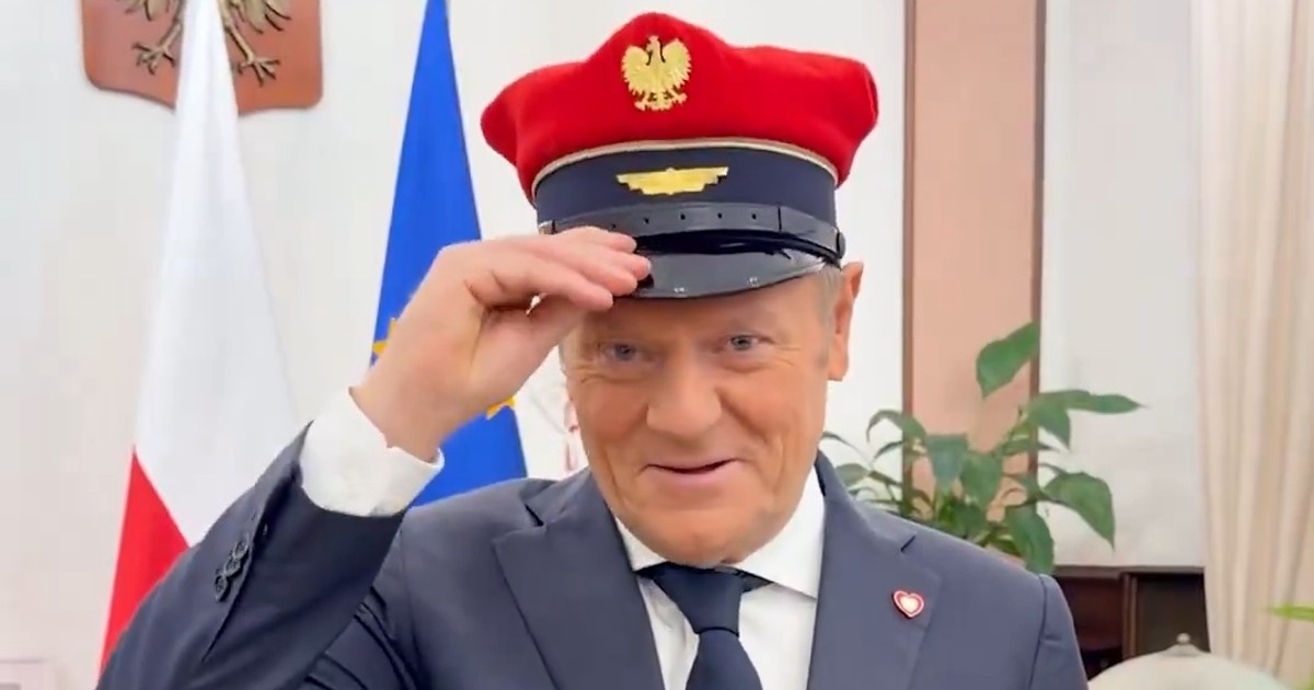 Tusk w niecodziennej roli. "Odjazd!"