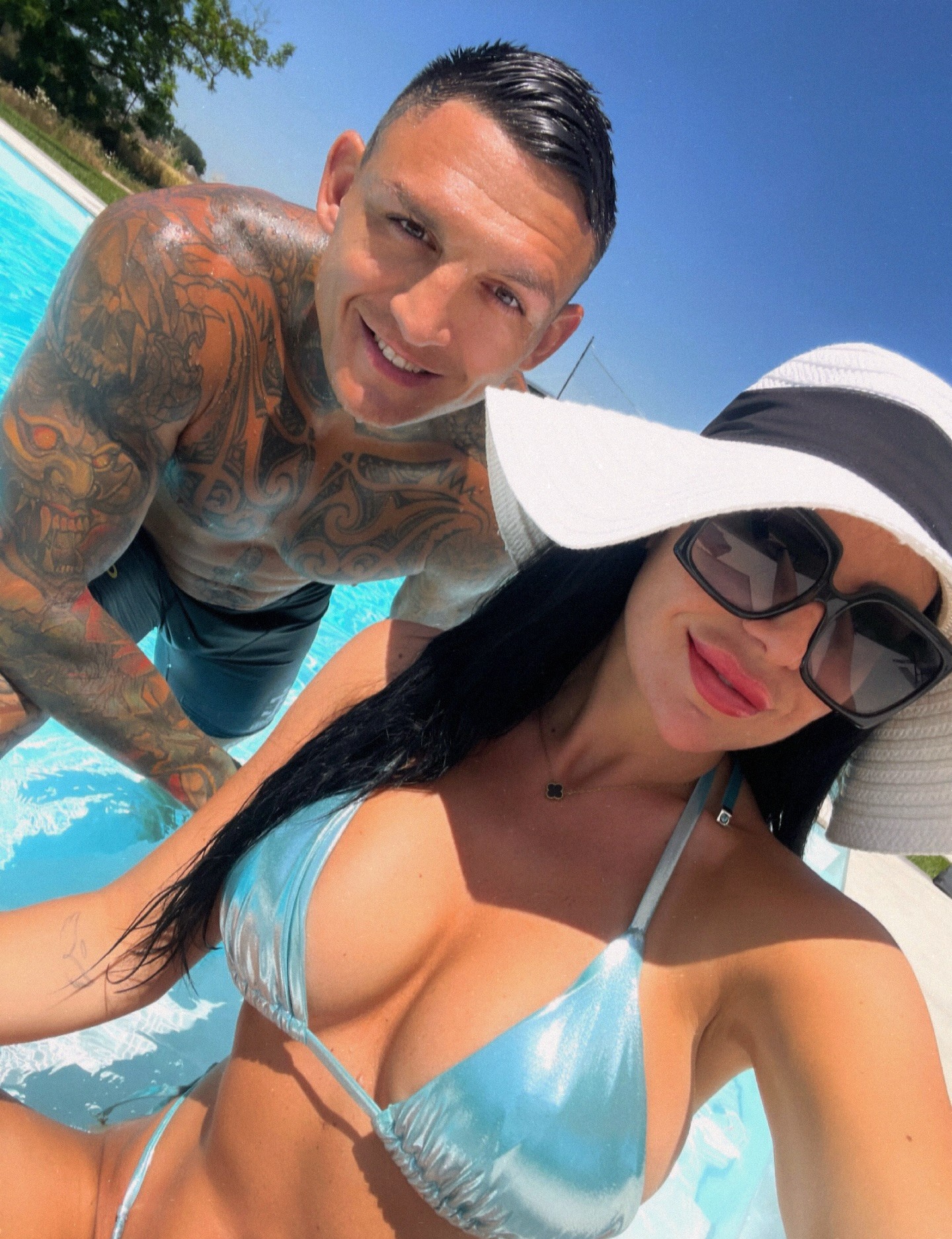 Gábor Boráros s partnerkou Dórou.