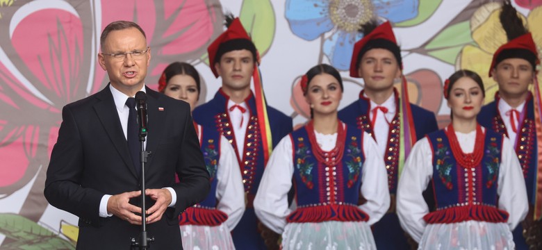 Prezydent na dożynkach. Jest apel do ministra ws. rolników i powodzi