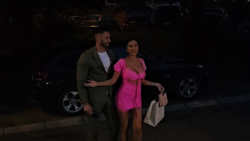 Mia Borisavljević sa mužem