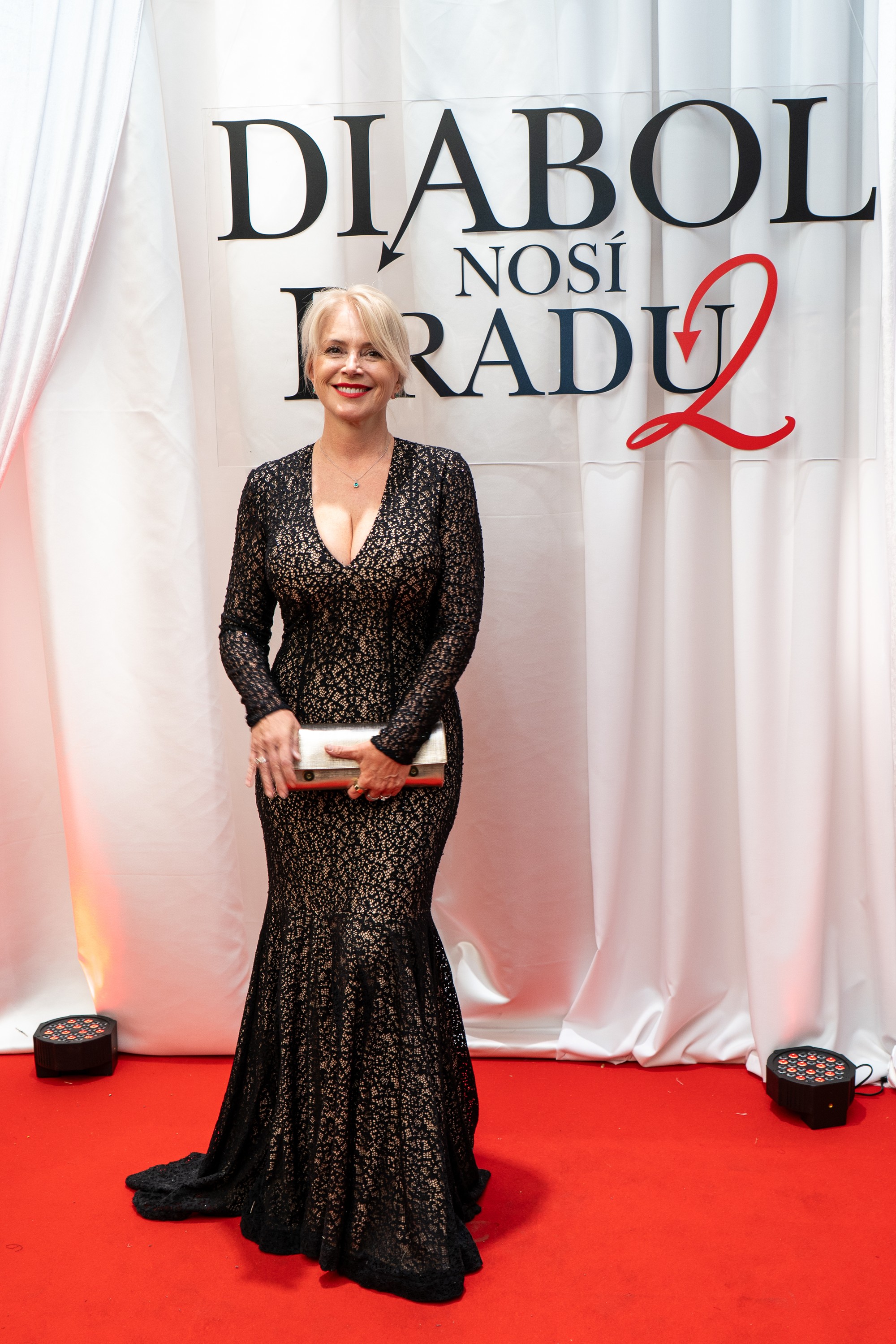 Zuzana Vačková na premiére filmu Diabol nosí Pradu 2.