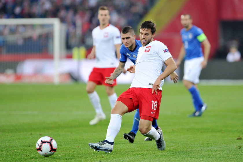 Polska - Wochy 0:1 w Lidze Narodów