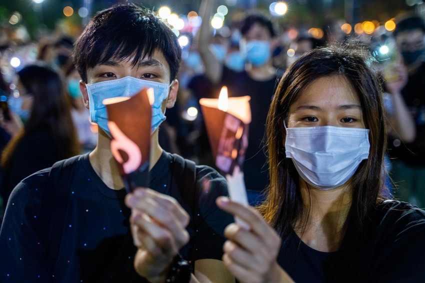 Bdenje povodom godišnjice Tjenanmena u Hong Kongu