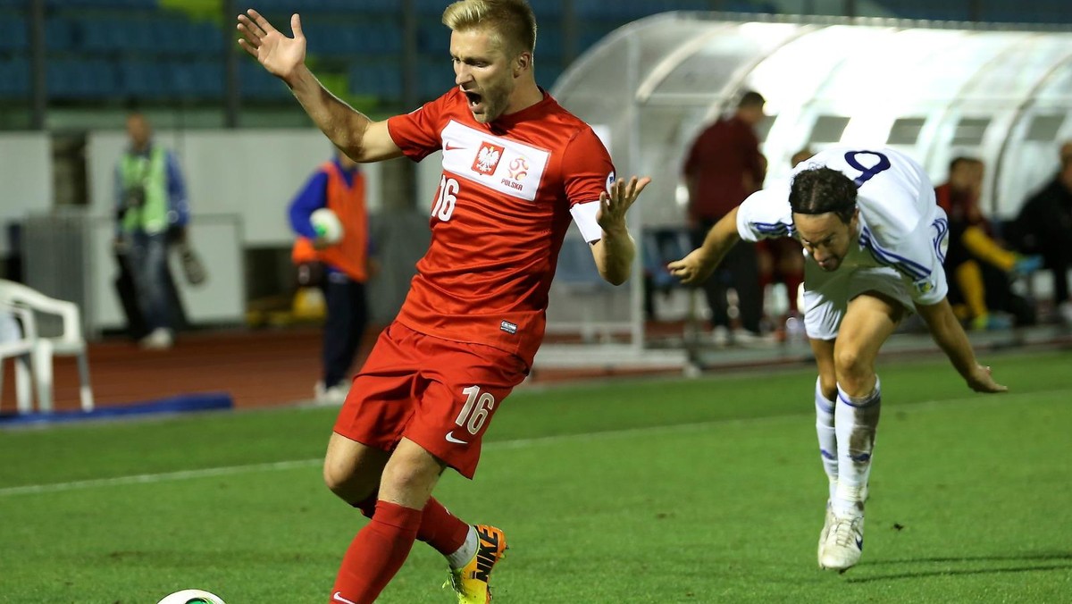 Co z tą piłką? Jakub Błaszczykowski w meczu przeciw San Marino 