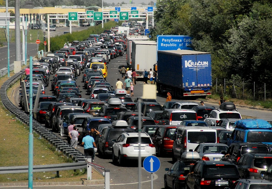Ovako je na Horgošu bilo juče, ali se ta slika neće menjati sve do sutra uveče