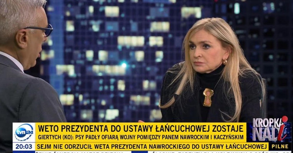 Olejnik nagle przerwała Giertychowi. Te słowa jej się nie spodobały. Upomniała posła