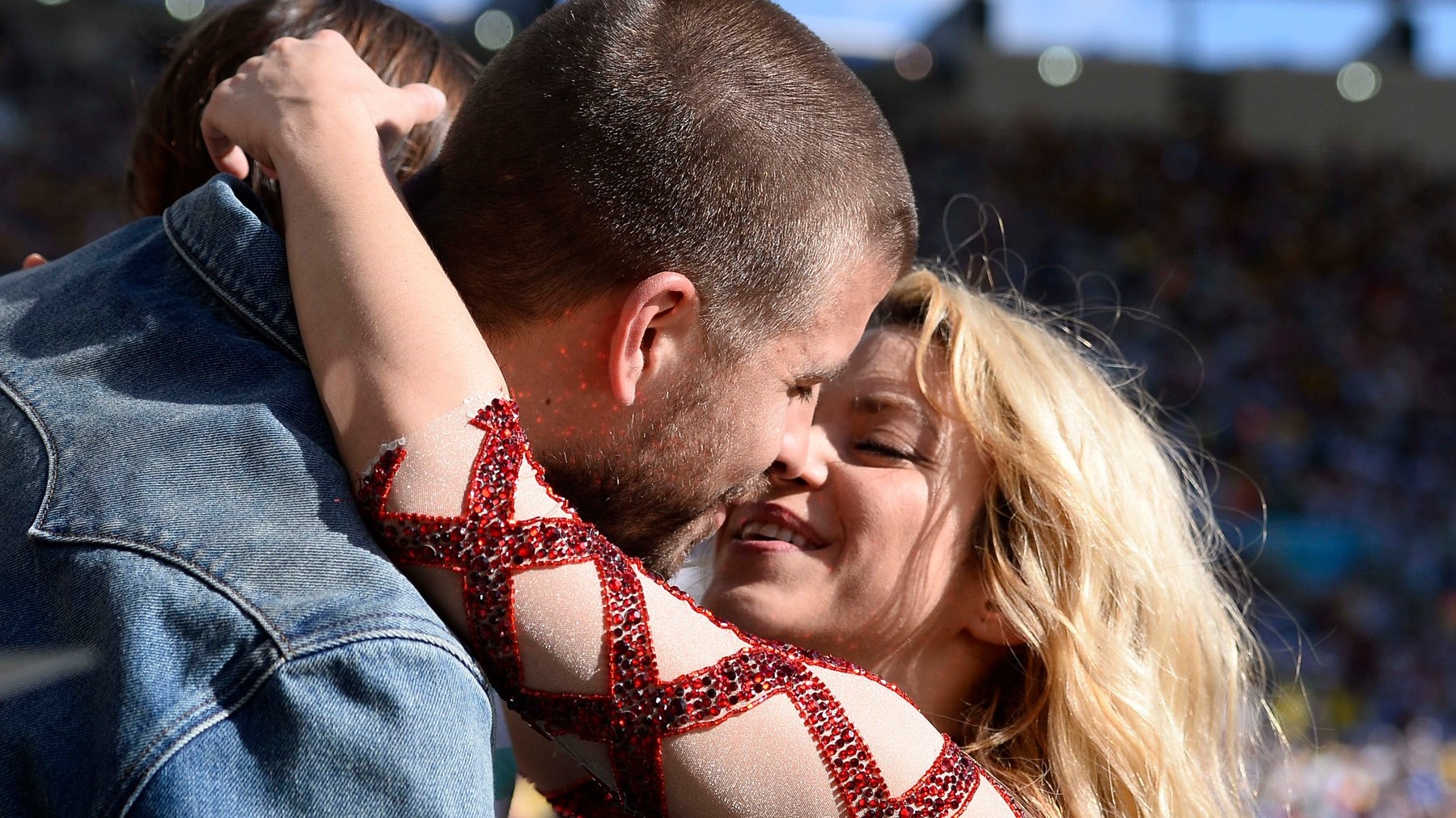 Shakira a Gerard Piqué, Rio de Janeiro, 2014