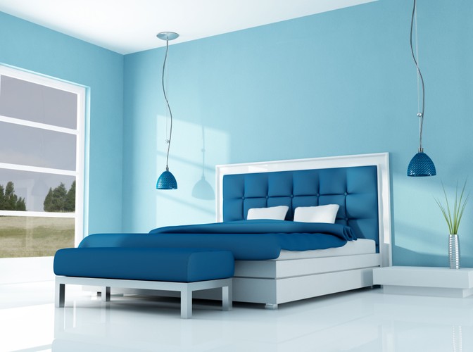 Błękitna sypialnia