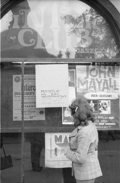 Studenckie Centrum Kultury Pod Jaszczurami w Rynku Głównym w Krakowie (1980 r.)