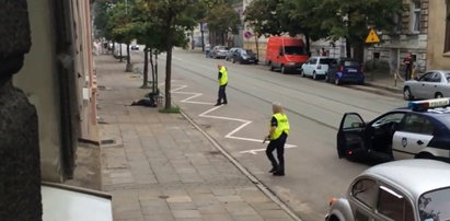 Policjanci postrzelili szaleńca w Gorzowie. FILM