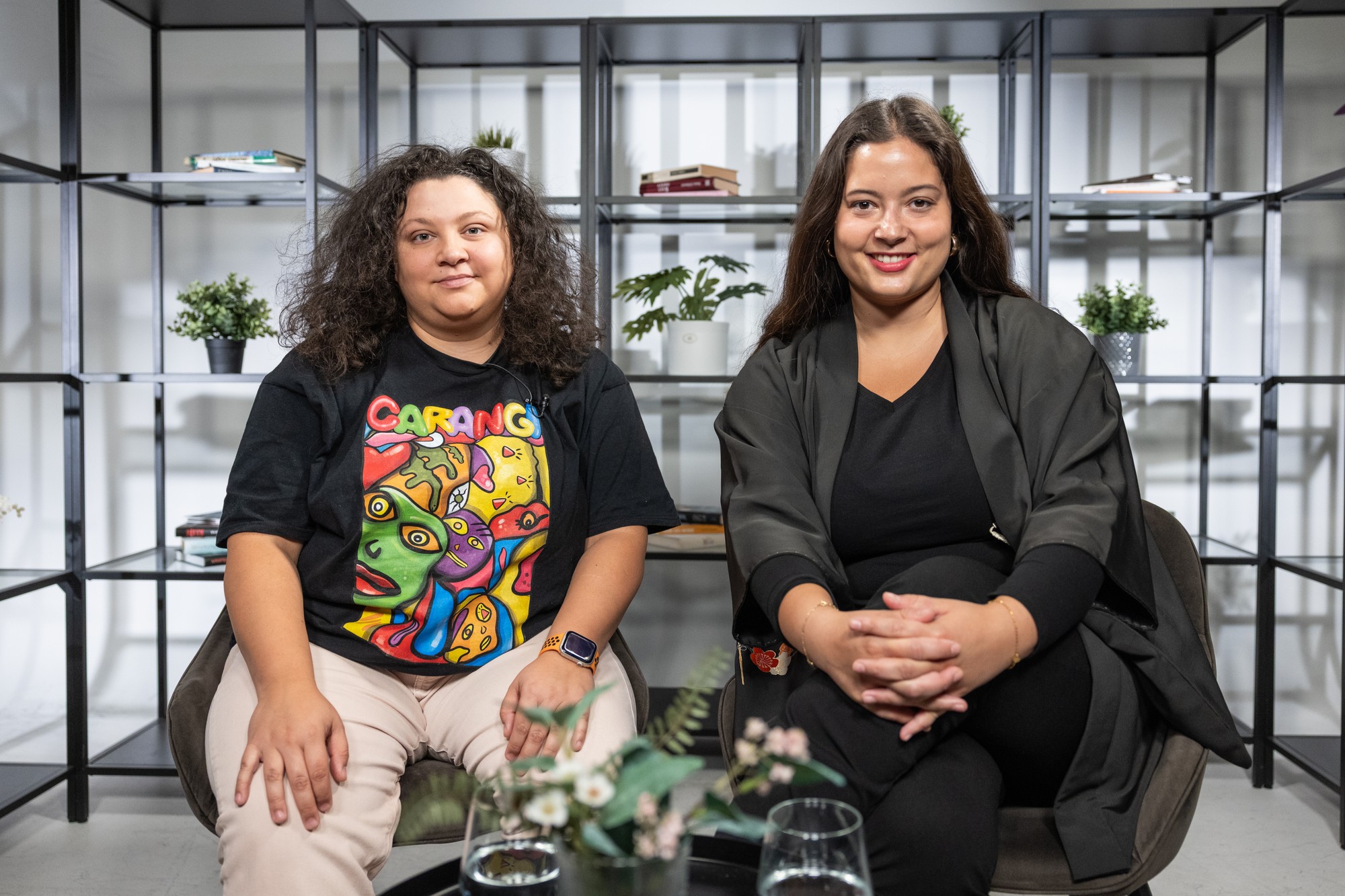 Michaela Carangi v podcaste Off Record s Teri Čikoš.