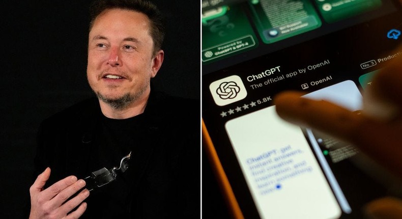 Elon Musk cofounded OpenAI in 2015 but left the company in 2018, citing a conflict of interest with his work at Tesla.Kirsty Wigglesworth/POOL/AFP via Getty Images; Jaap Arriens/NurPhoto via Getty Images