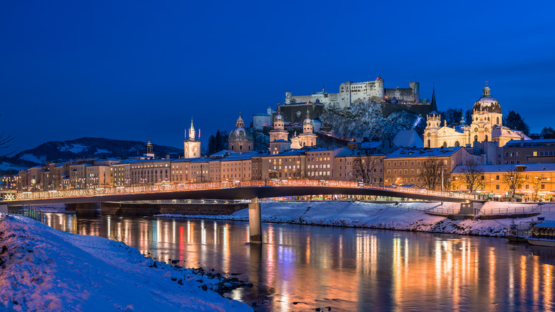 Widok na miasto Salzburg