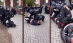 Brutalna pacyfikacja kibiców przez policję przed derbami Hamburga [WIDEO]