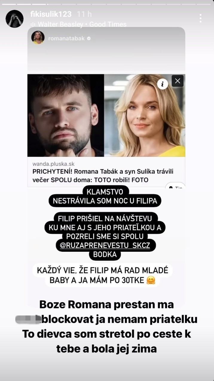 Filip Sulík a Romana Tabák reagujú.