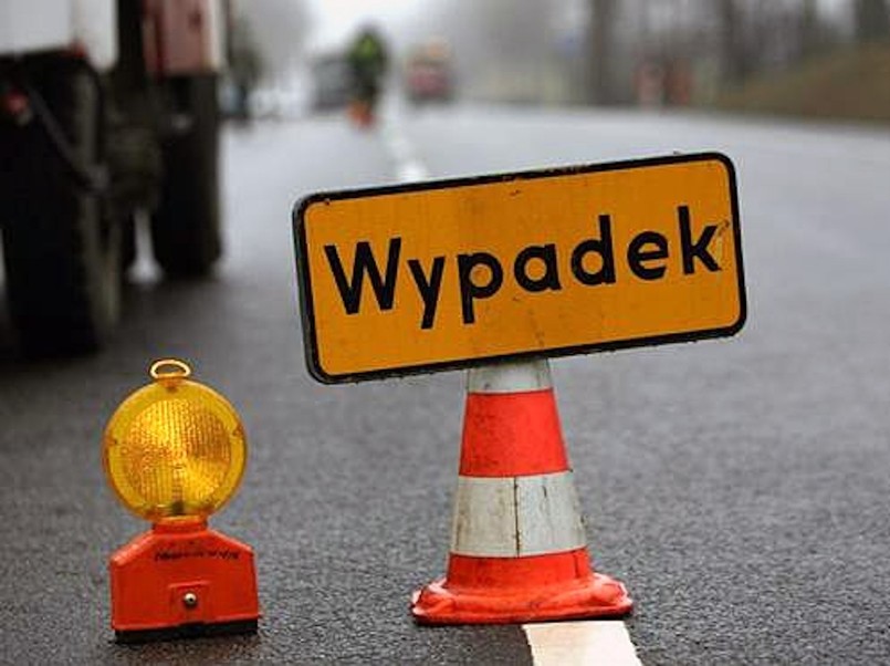 Wypadek, policja