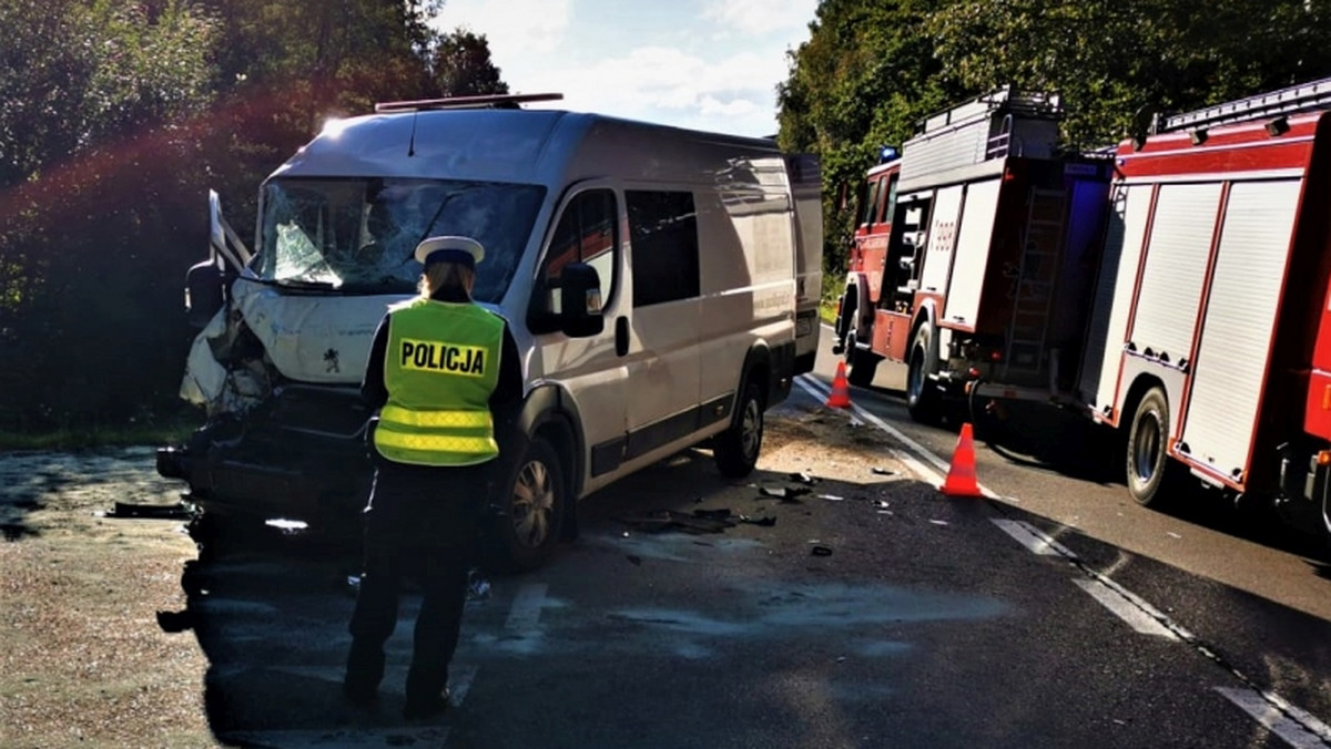 Wypadek na Pomorzu. Sprawca kompletnie pijany, dzieciom nic się nie stało