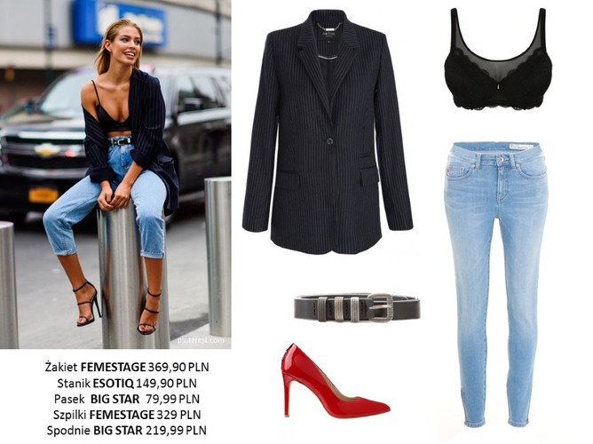 STYLIZACJE z jeansami na wiosnę 2013