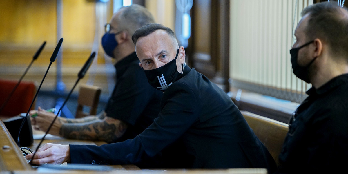 Adam "Nergal" Darski składał przed sądem wyjaśnienia w sprawie o znieważenie polskiego godła. 