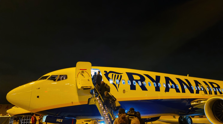 A Ryanair járatára szeretett volna felszállni a házaspár, de gyerekük nélkül / Illusztráció: Northfoto