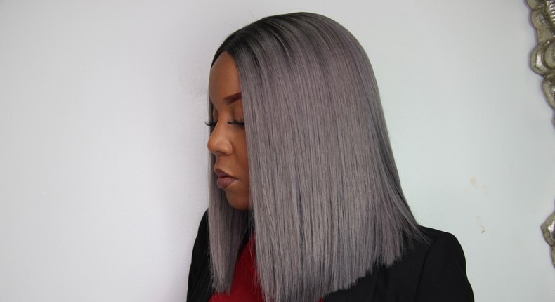 Lola OJ wears bold bob in 'Platinum edition'