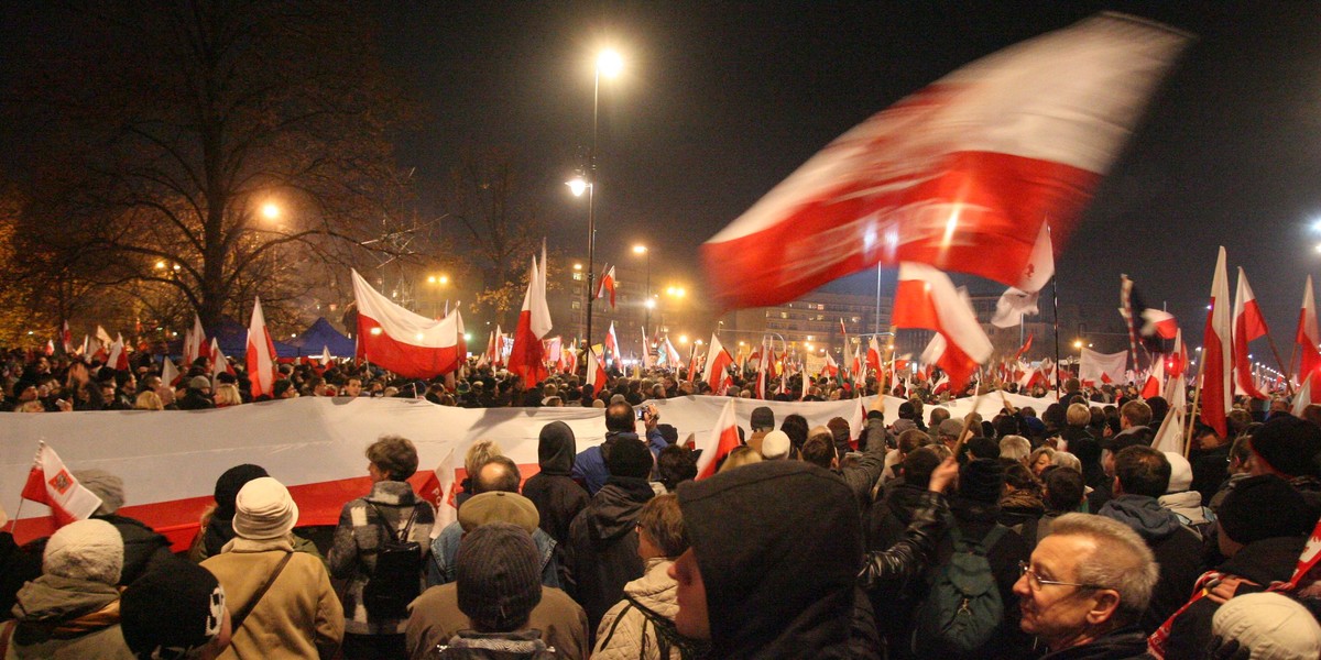 Marsz Niepodległości w Warszawie