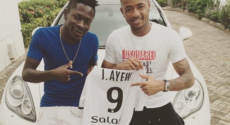 Shatta Wale and Jordan Ayew